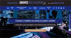Desktop Screenshot of grovesinvestigations.com